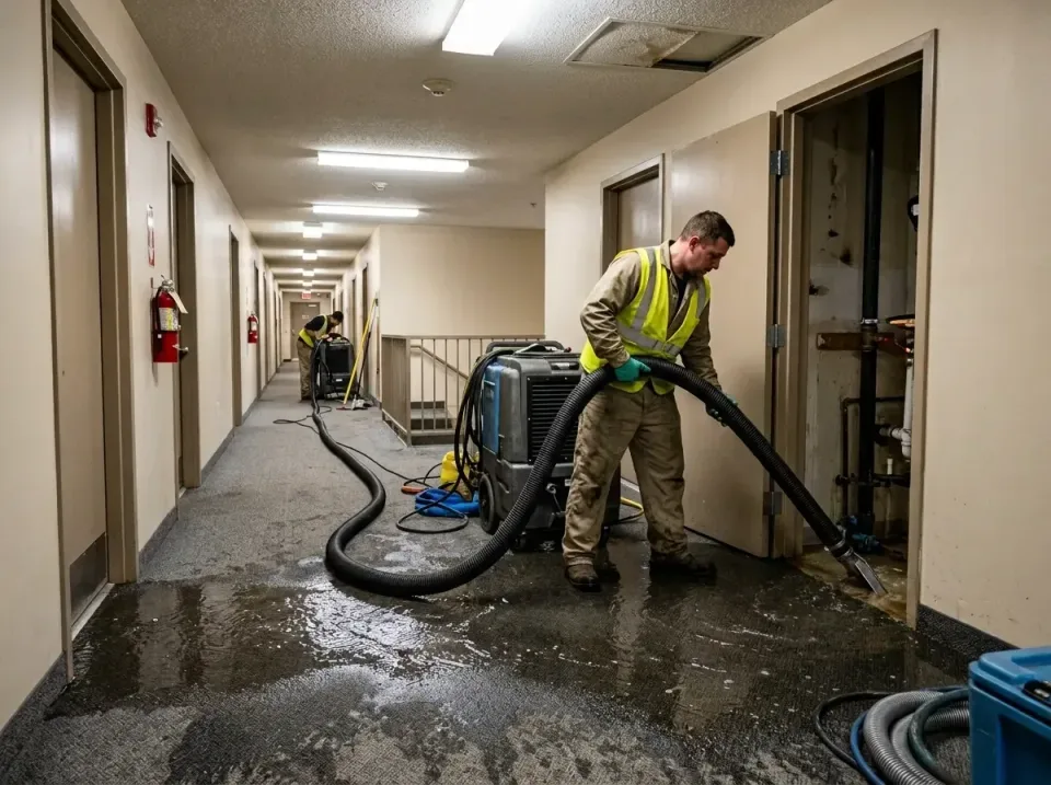 multi-unit-apartment-hallway-f-005 — frequently asked questions, Emergency Burst Pipe Water Extraction & Removal in Murfrees…